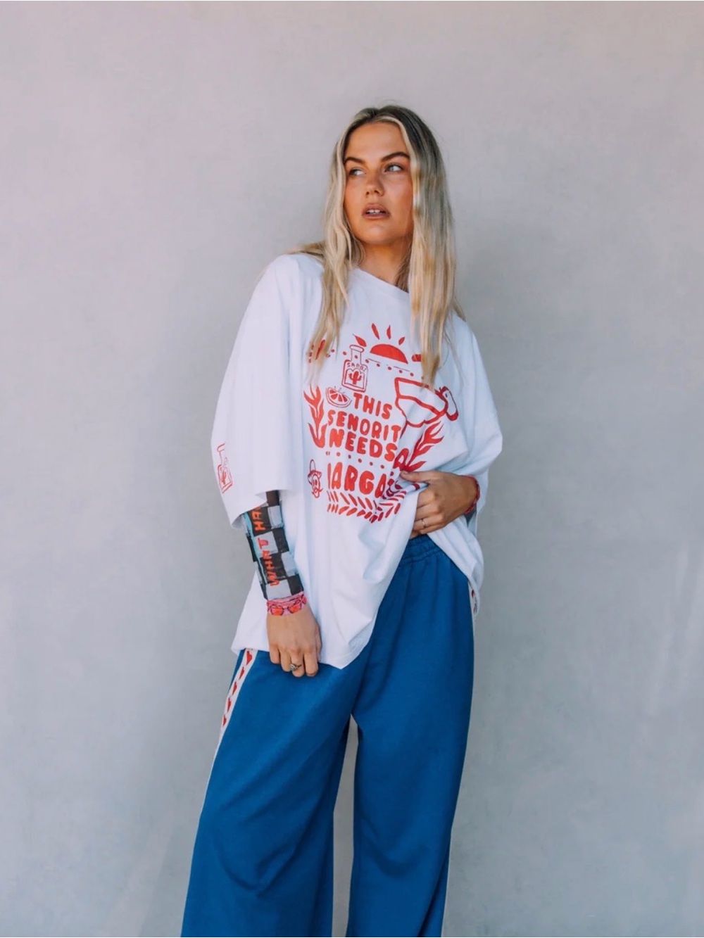 Sabbi the very oversized this señorita needs a margarita T- XL